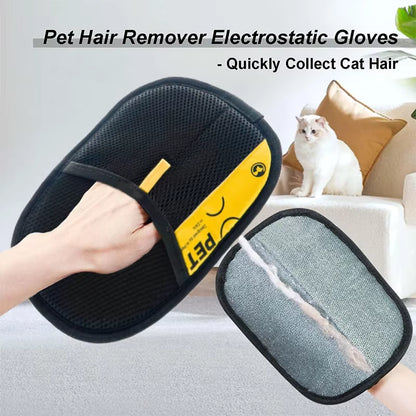 Pet Hair Remover Glove – Remove Fur in Seconds (Reusable & Mess-Free)