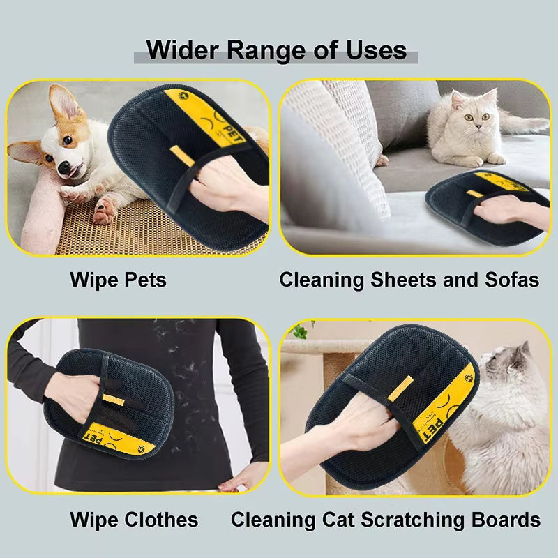Pet Hair Remover Glove – Remove Fur in Seconds (Reusable & Mess-Free)