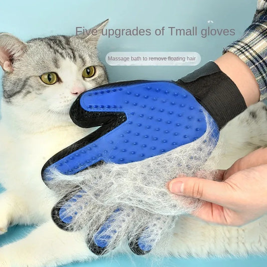 Pet Hair Removal Grooming Gloves