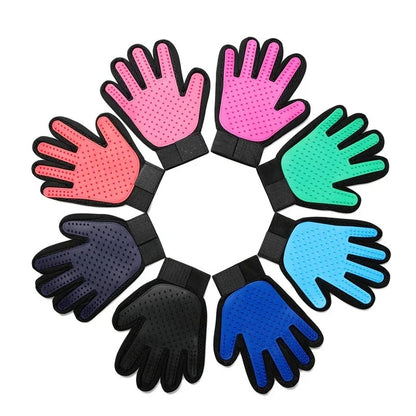 Pet Hair Removal Grooming Gloves